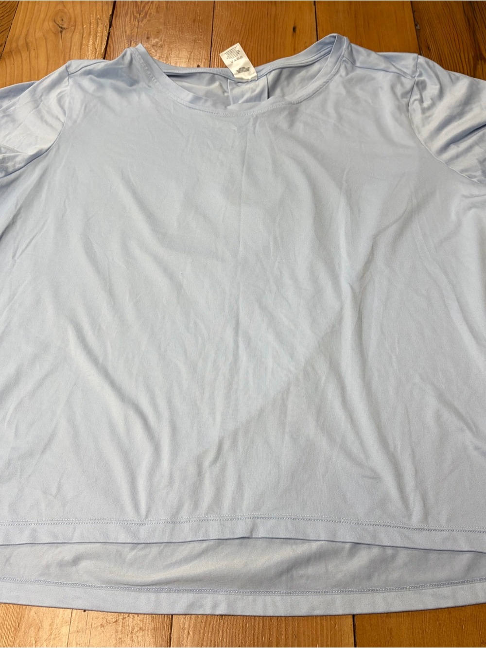2 Light Blue and peach members, Mark Women's Crew Neck T-Shirt